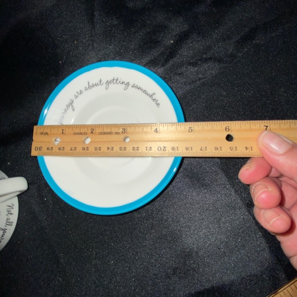 Hallmark Mug and Saucer Set "Not all Journeys Are About GettingSomehwere. - Picture 11 of 12